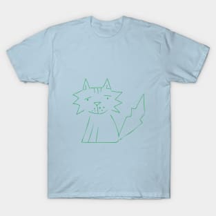 Green Cat T-Shirt